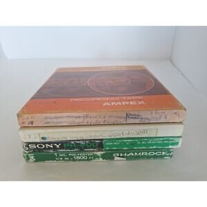 Bundle C1 – Springsteen SRV Band Live FM Broadcast Reel Lot (4 Tapes)